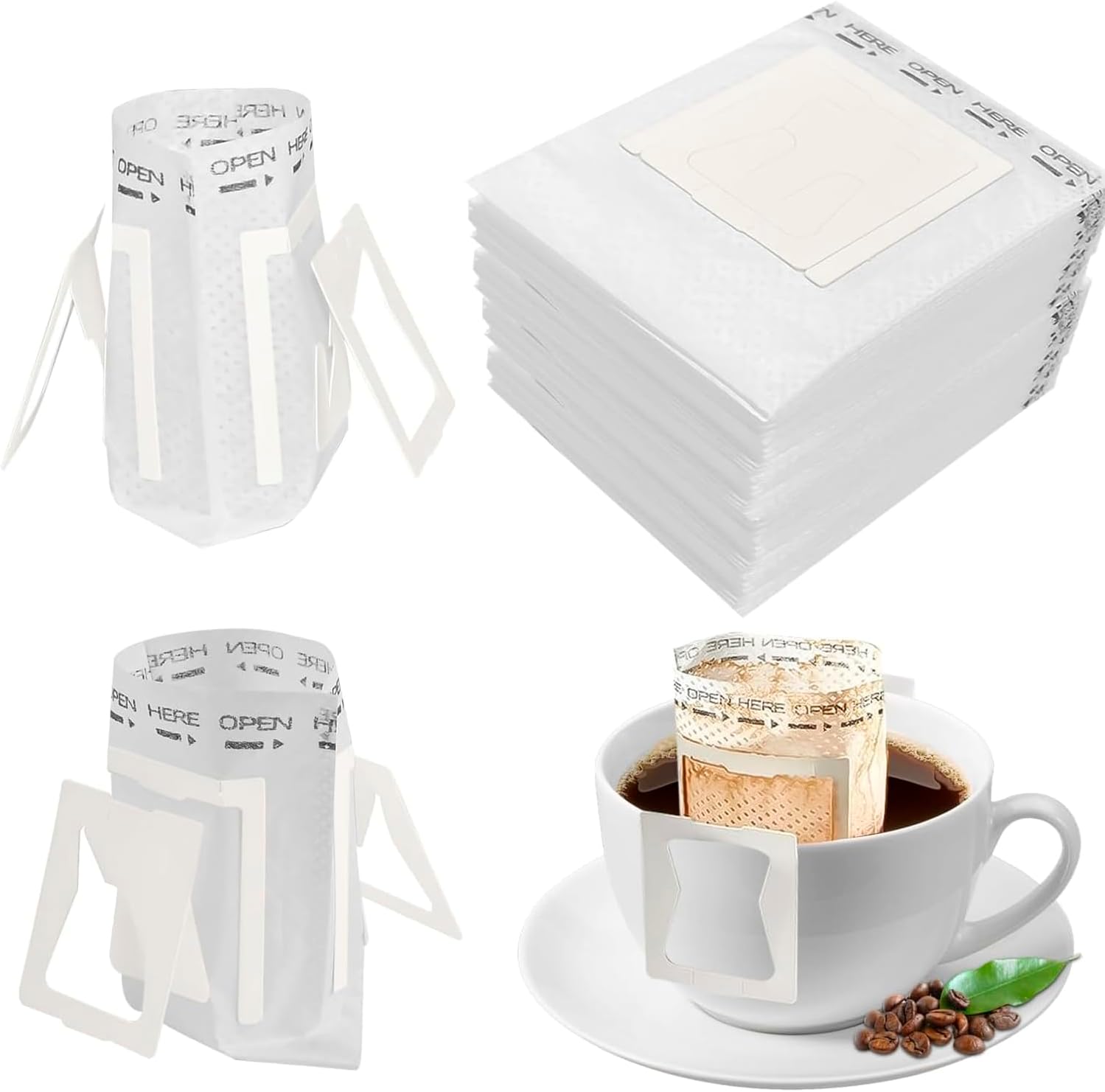 Coffee Equipment Travel Bag - 1-8 Bolsas de Filtro de Café