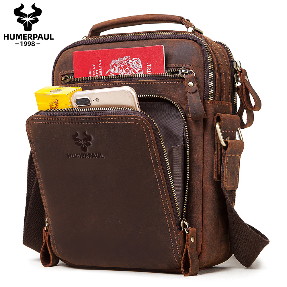 Coffee Equipment Travel Bag - HUMERPAUL, Bolso de hombro de cuero