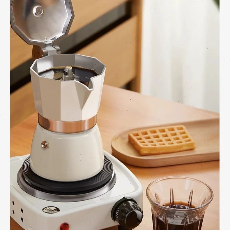 Coffee Equipment Wholesale - Olla Moka de fondo redondo, cafetera