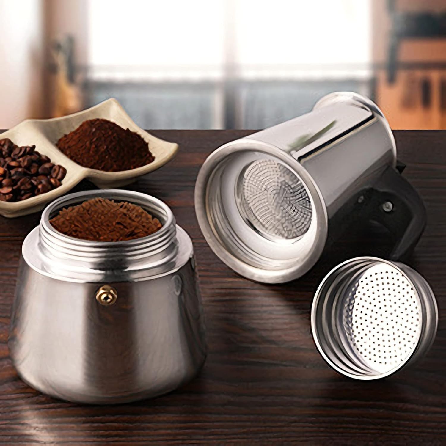 4/6/9 tazas Moka Pot Caffe Taz - Coffee Equipment Wholesale reseña y precio