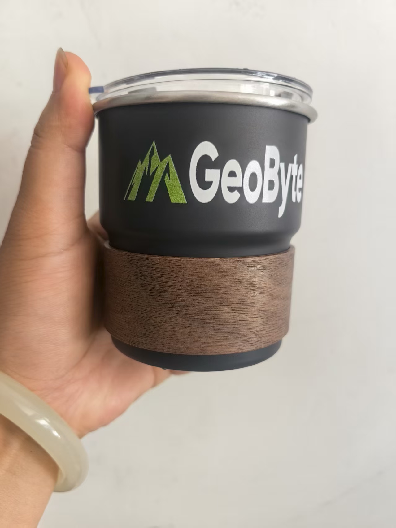 Taza de acero inoxidable con l - Coffee Equipment Logo reseña y precio